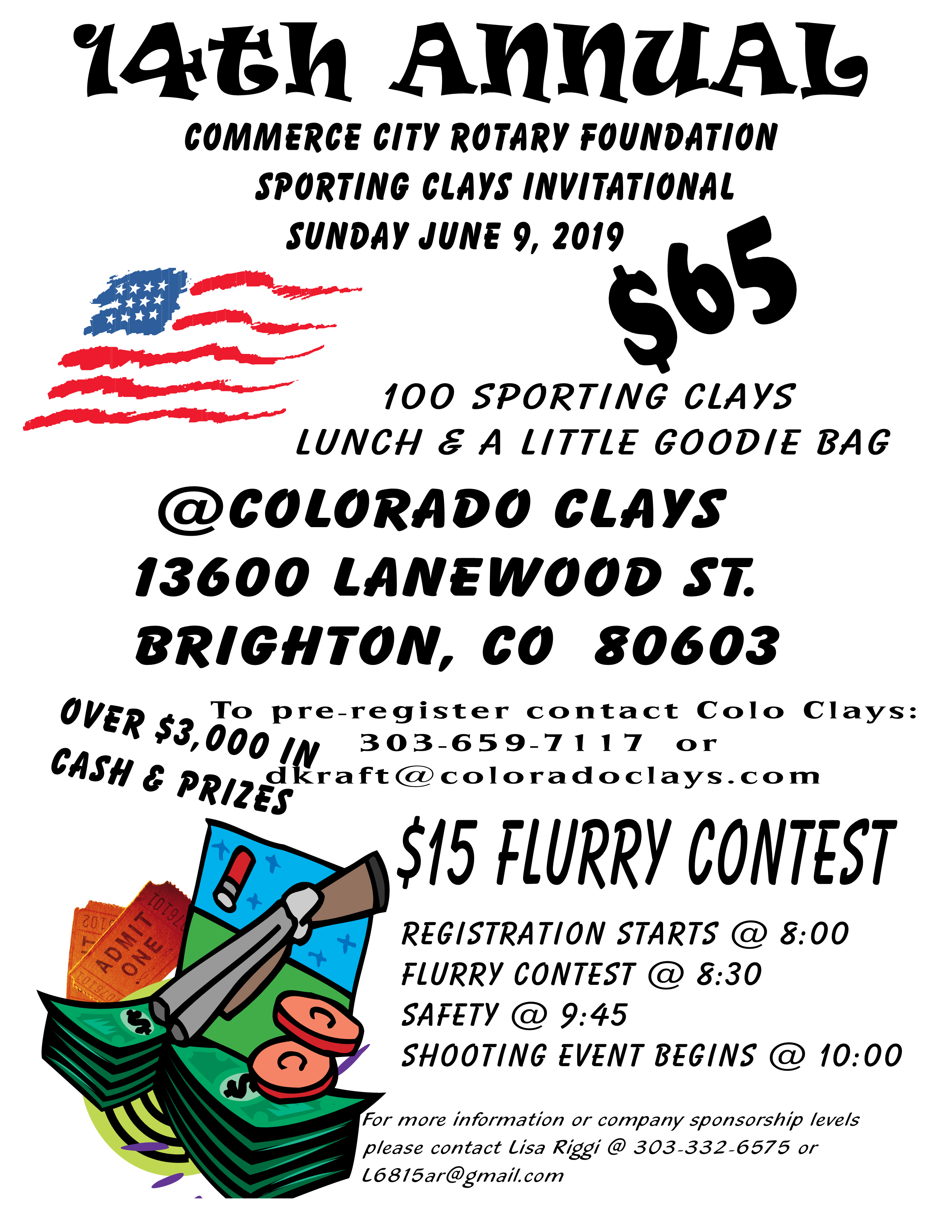 14th Annual Commerce City Rotary Sporting Clays Invitational